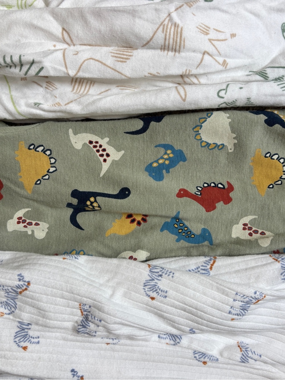 3 onesie pajamas from Carters - size 9